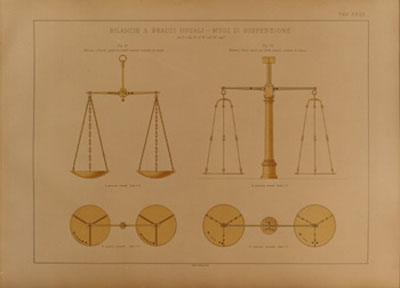 1338 fotoriproduzione della tavola XXIII-disegni,misure dei 